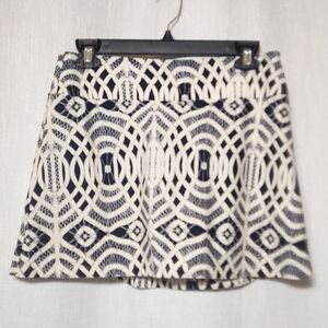 Bo & Nic Skort Dark Blue White XS Tennis Golf Beach Vacation Preppy Short Skirt